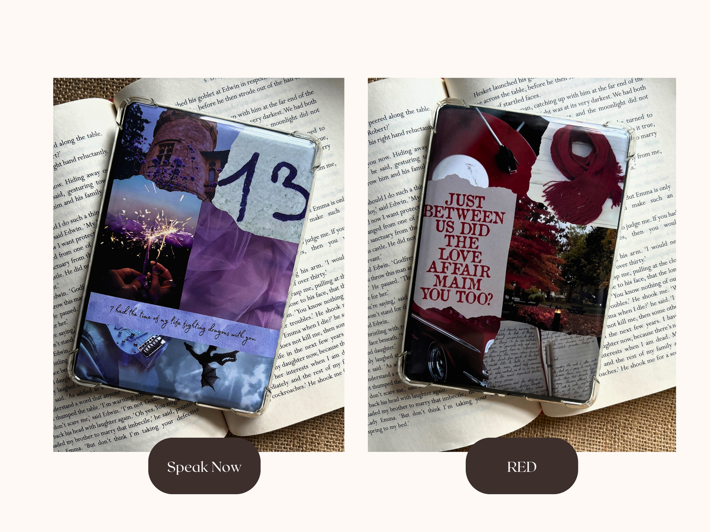 Taylor Swift Eras Inspired Kindle Case Insert Collection