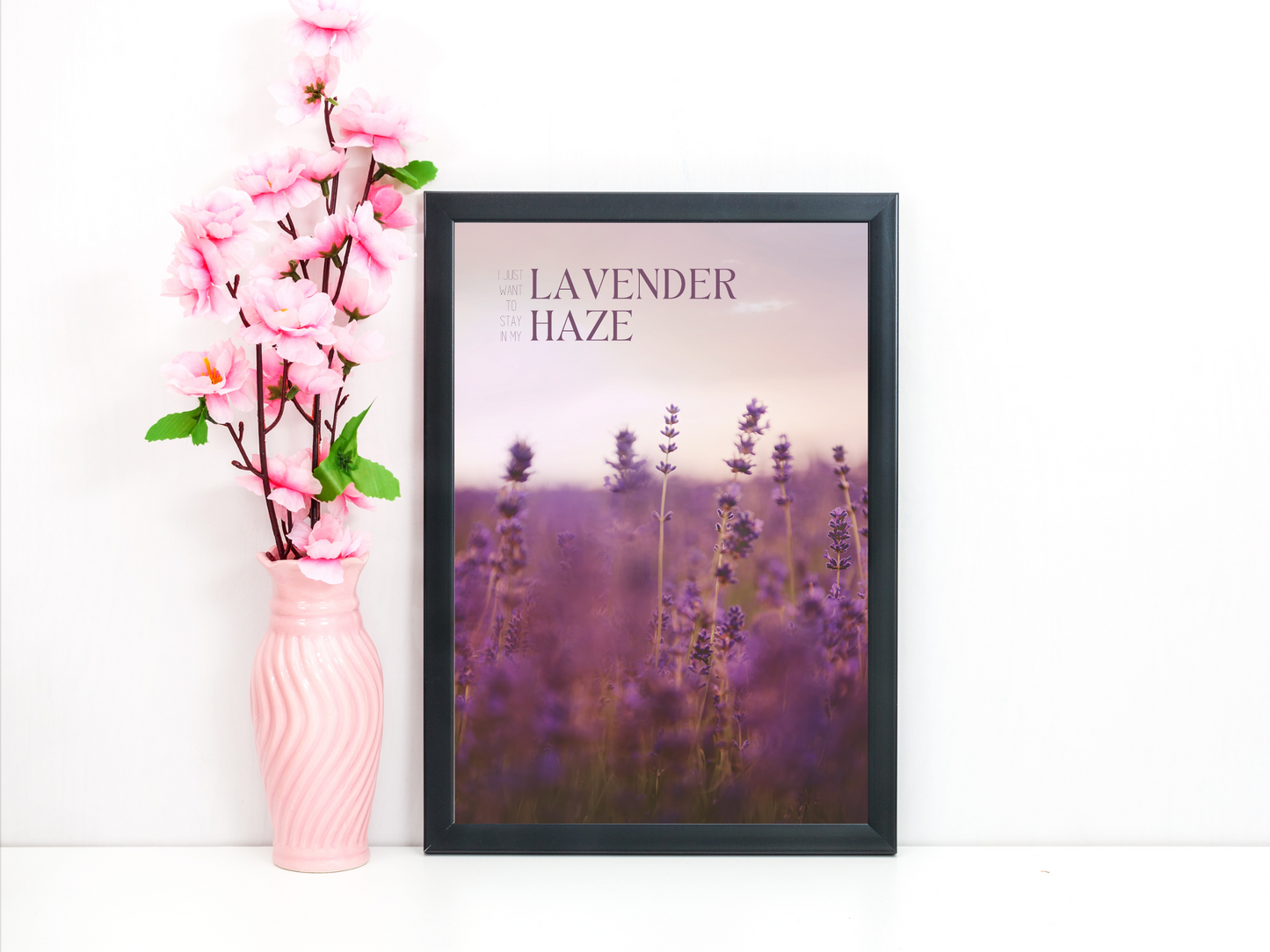 Taylor Swift Lavender Haze Inspired Lyric Print