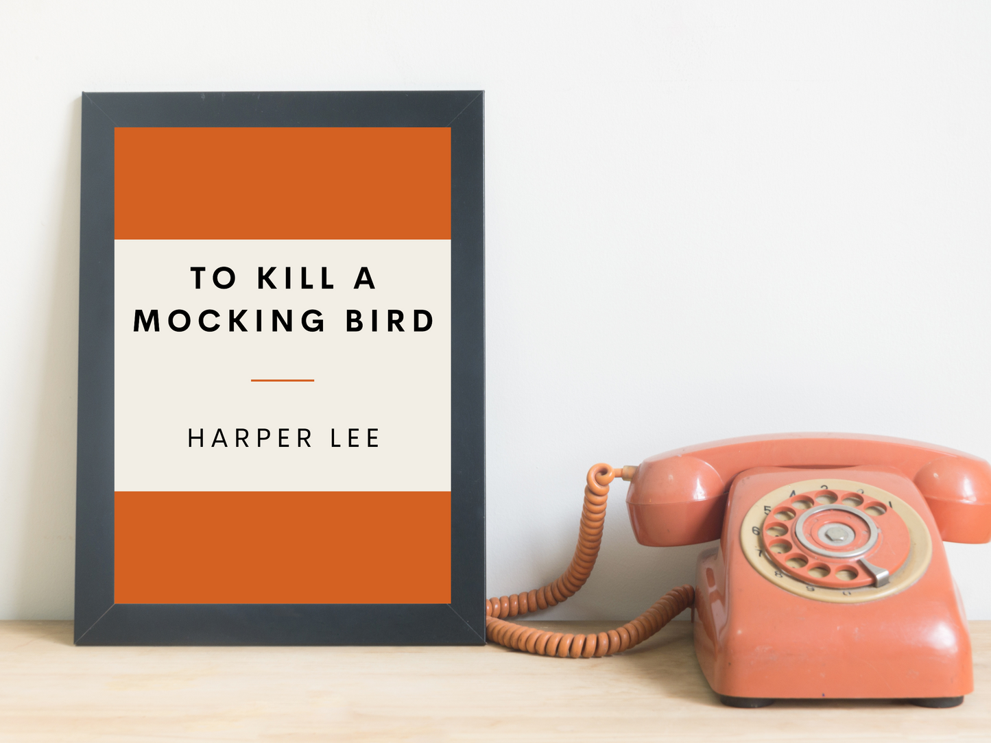 To Kill a Mockingbird Retro Inspired Literary Print