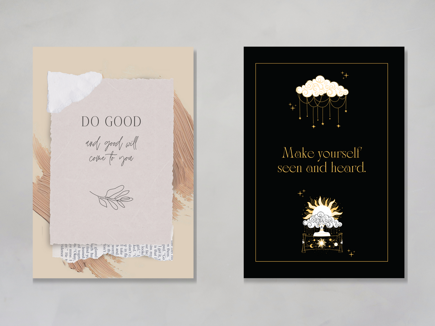 Positive Mental Health Postcards Set of 11