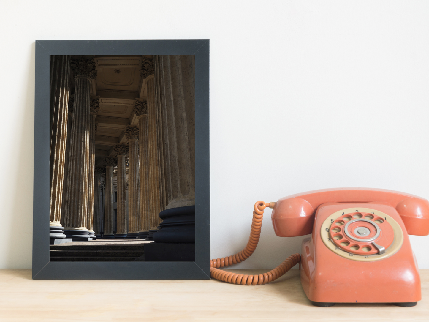 Classic Columns Dark Academia Print