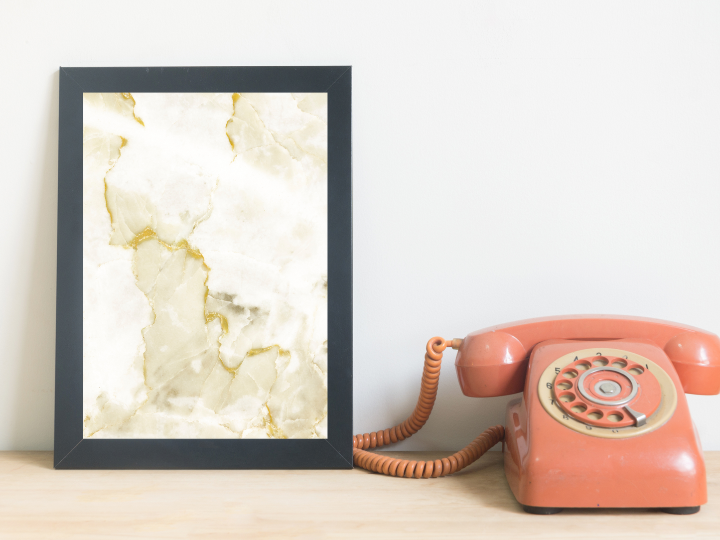 Gold Marble Print