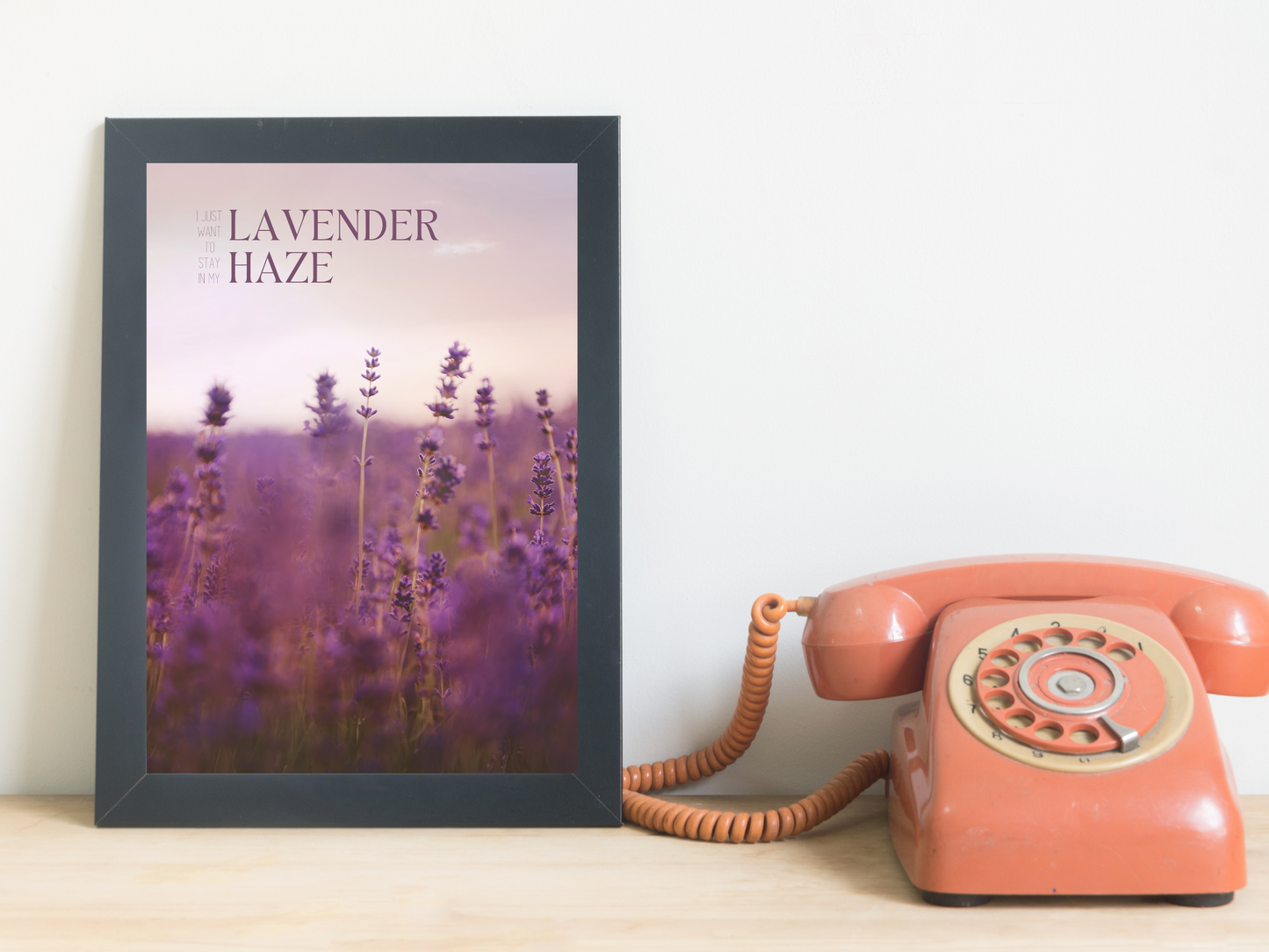 Taylor Swift Lavender Haze Inspired Lyric Print