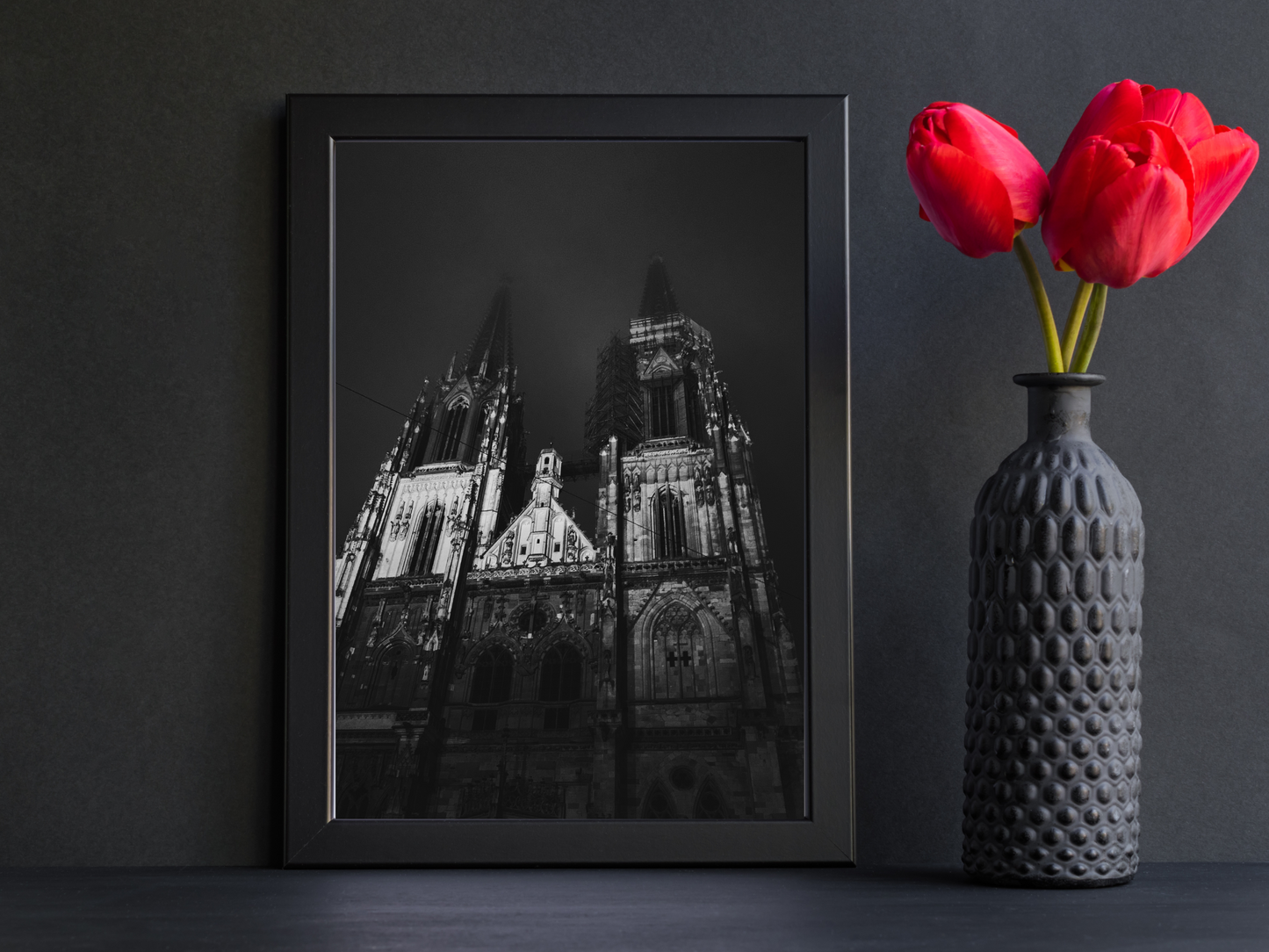 Church Black and White Print