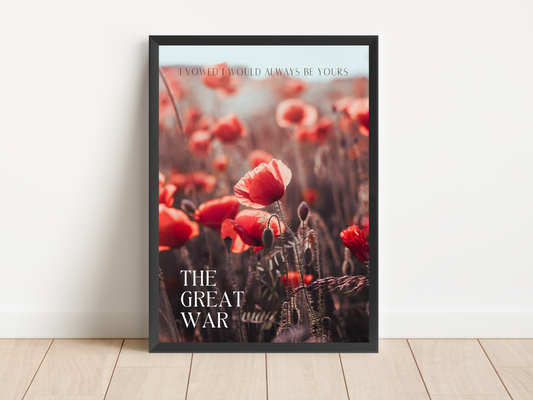 Taylor Swift The Great War Lyric Print