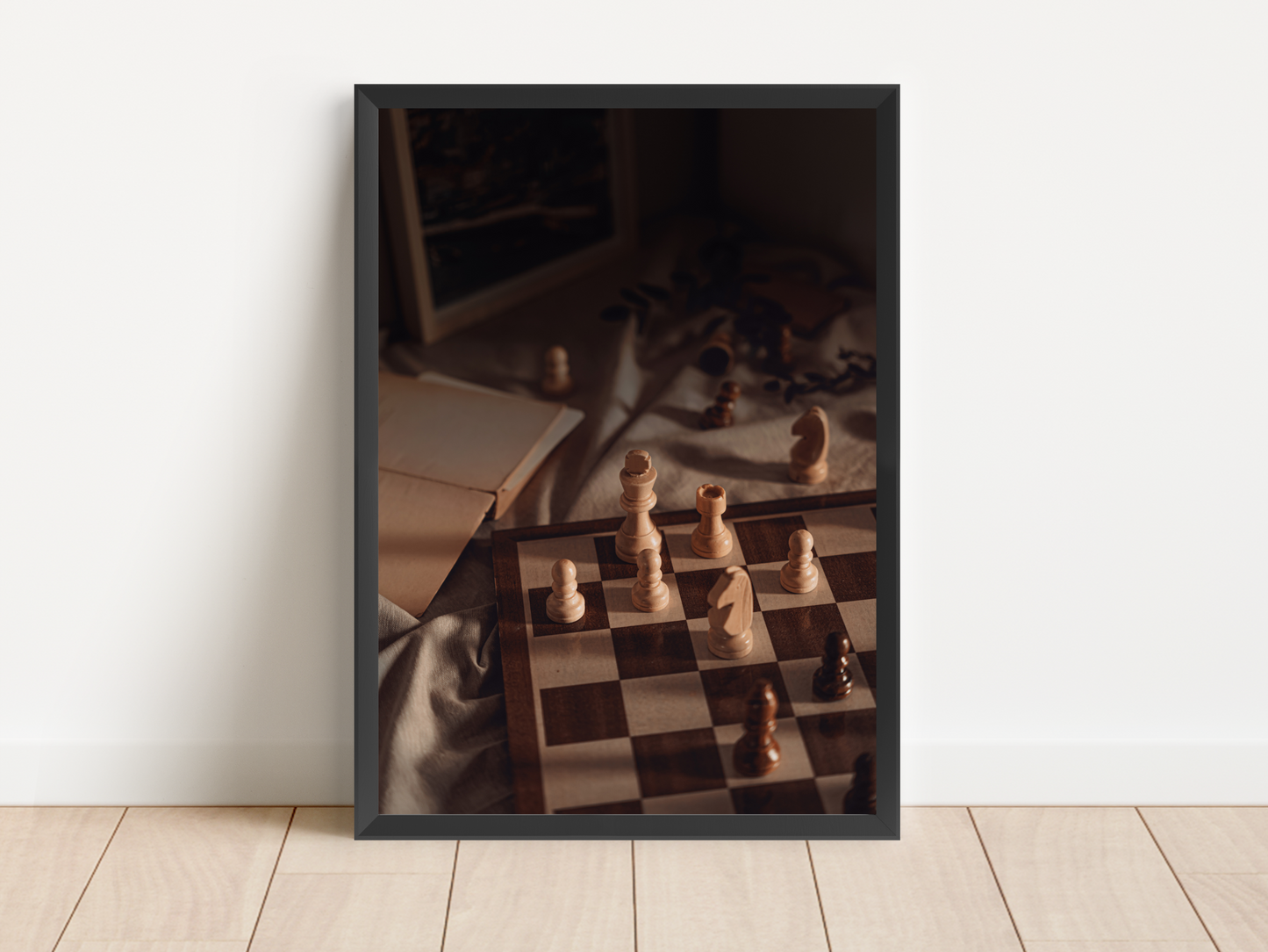 Chess Dark Academia Print