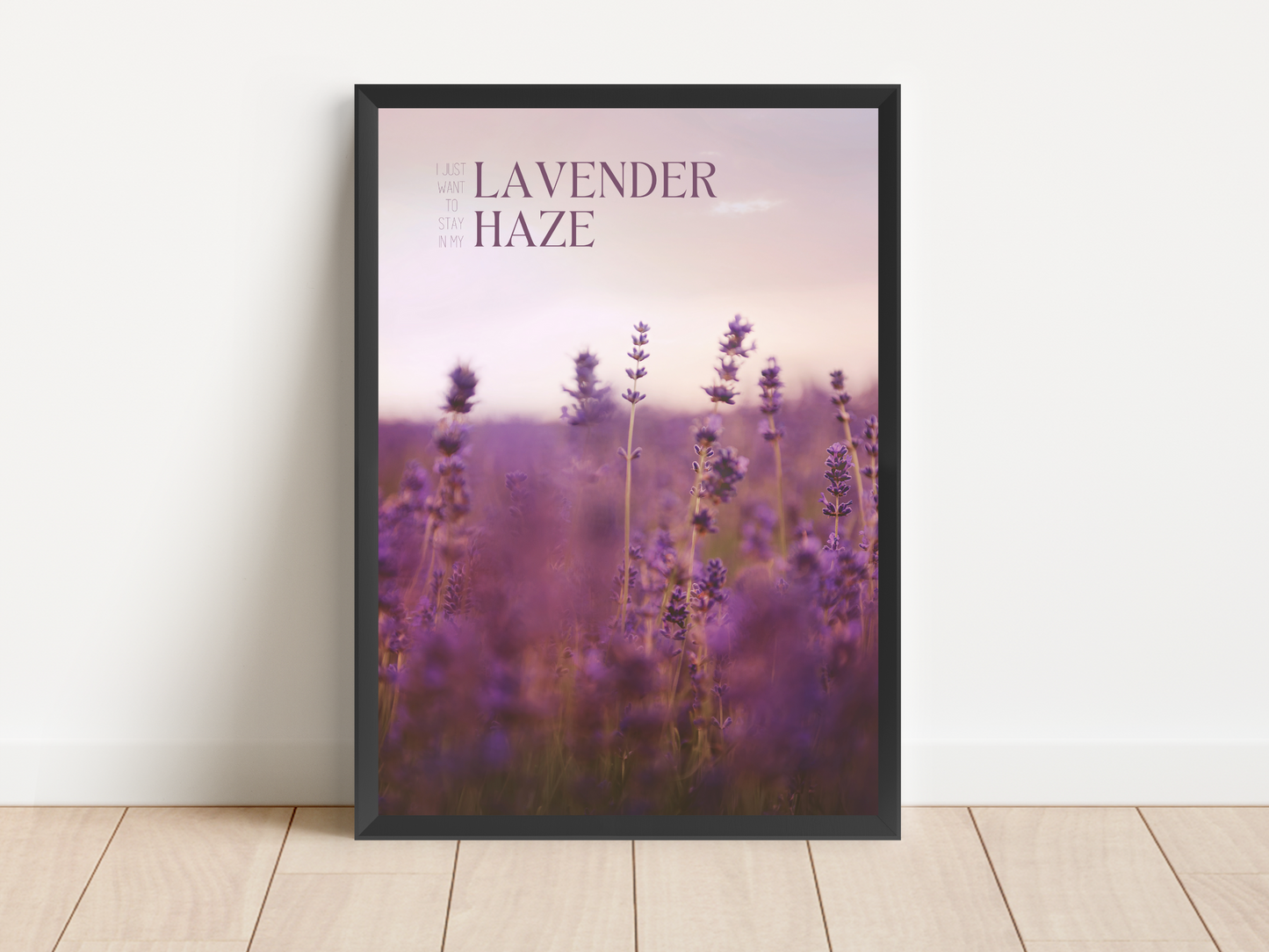 Taylor Swift Lavender Haze Inspired Lyric Print