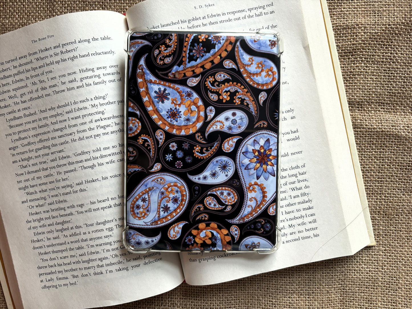 Purple Paisley Kindle Case Insert