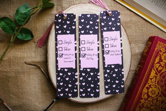 Single Taken Romance Bookmarks