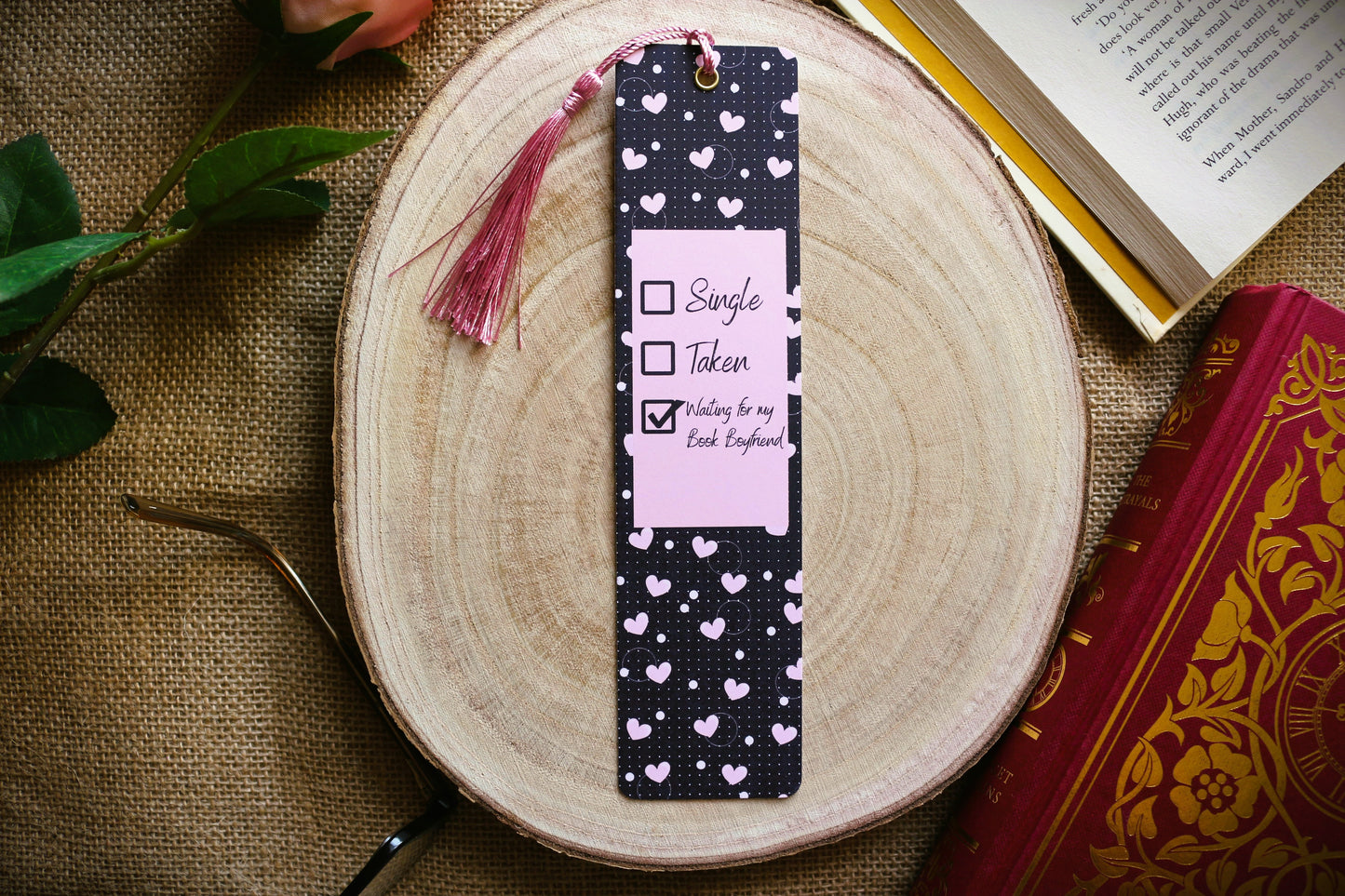 Single Taken Romance Bookmarks