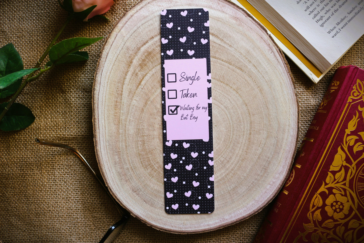 Single Taken Romance Bookmarks