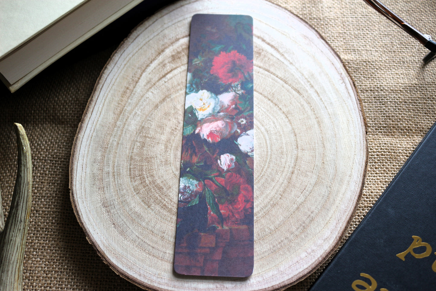 Gothic Flowers Bookmark