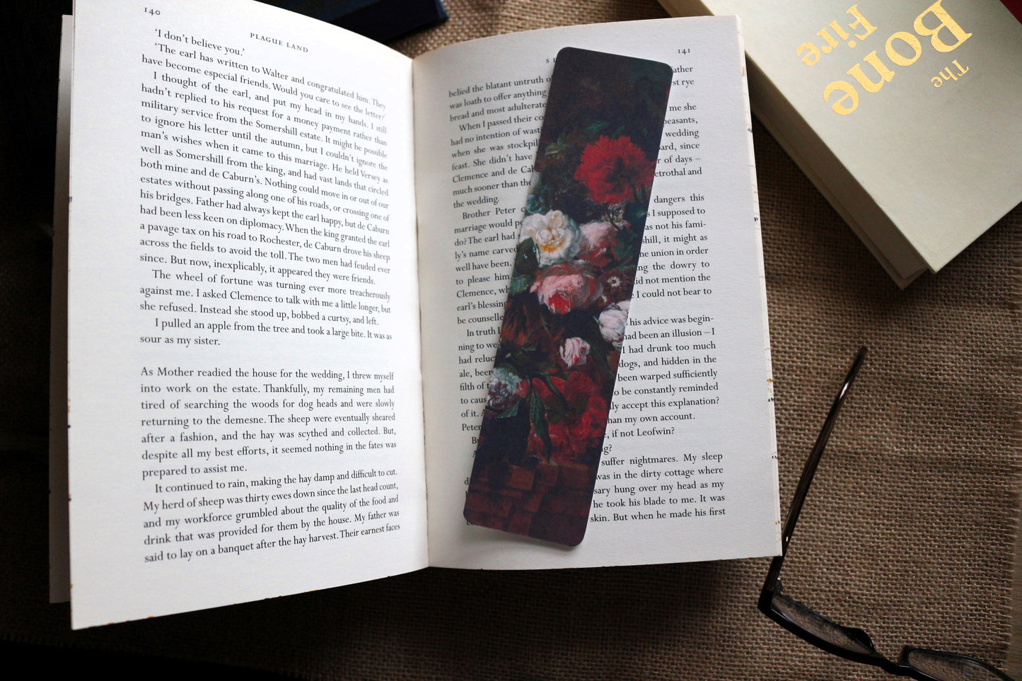 Gothic Flowers Bookmark