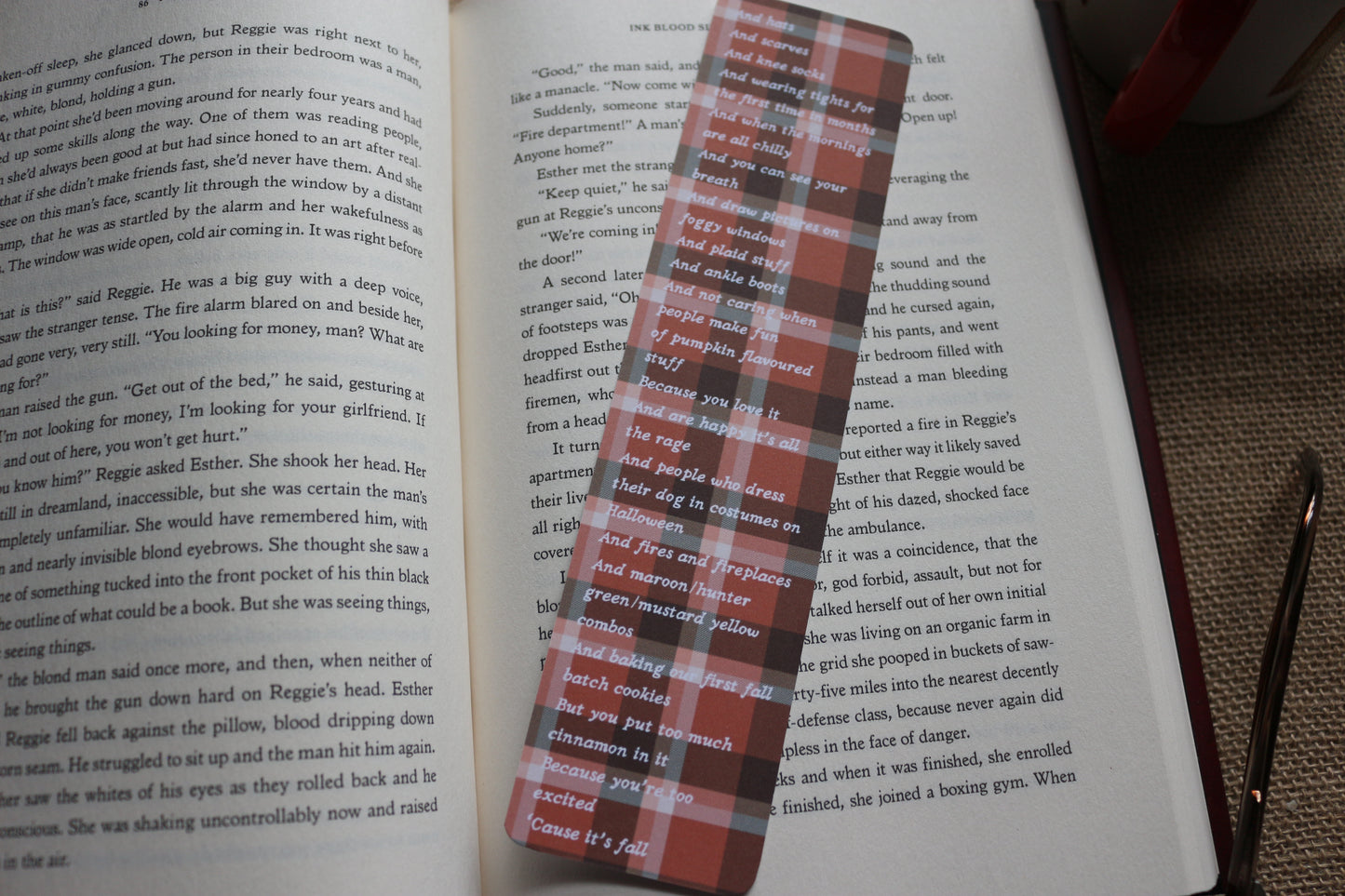 Because It's Fall Taylor Swift Quote Bookmark