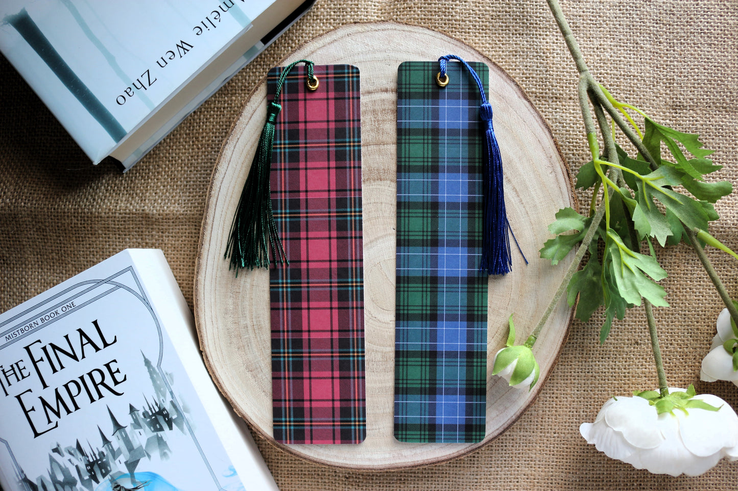 Tartan Plaid Winter Bookmarks