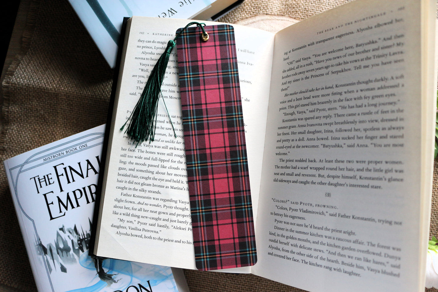 Tartan Plaid Winter Bookmarks