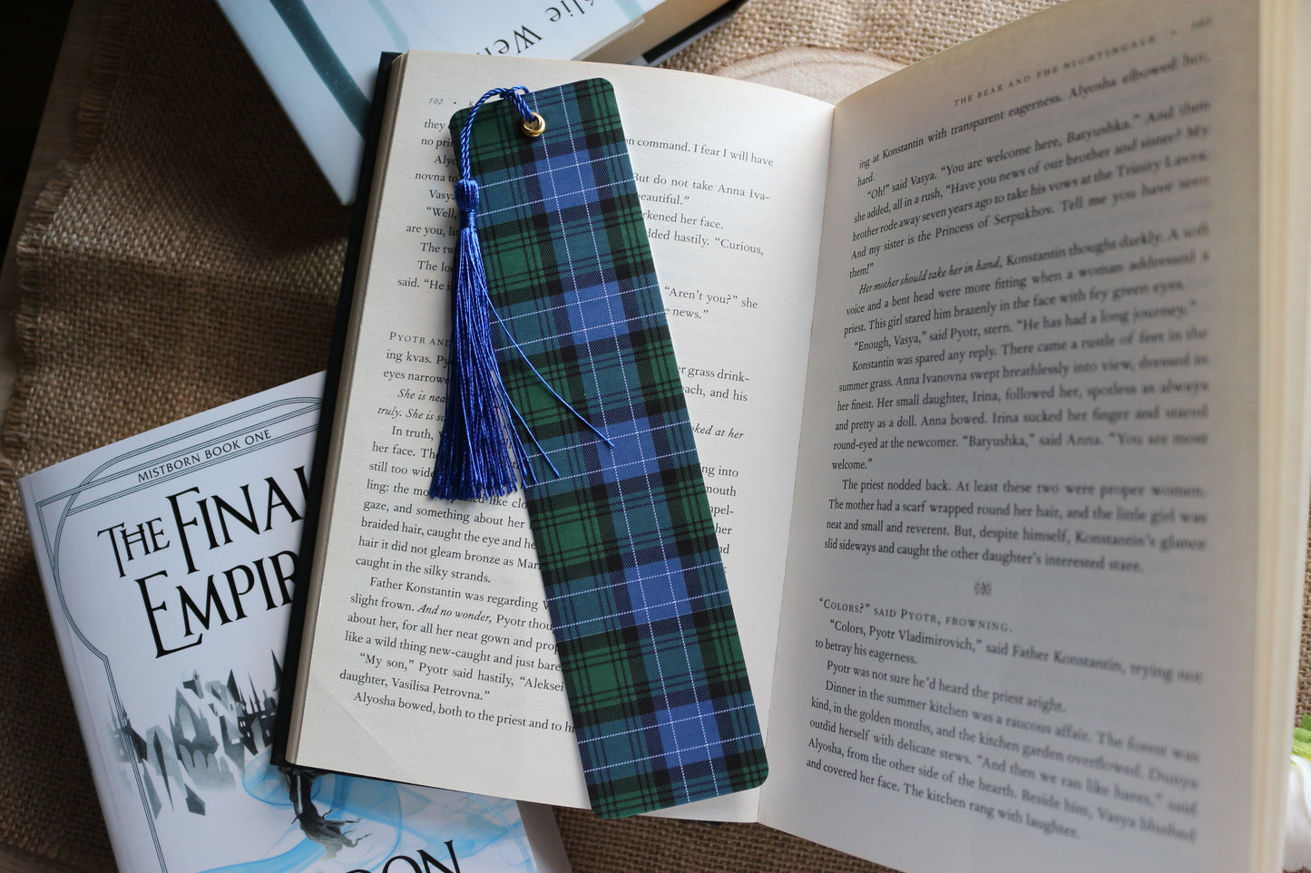 Tartan Plaid Winter Bookmarks