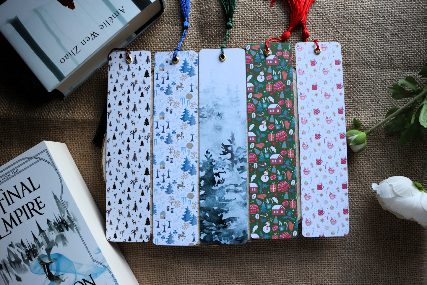 Winter Christmas Bookmark Collection