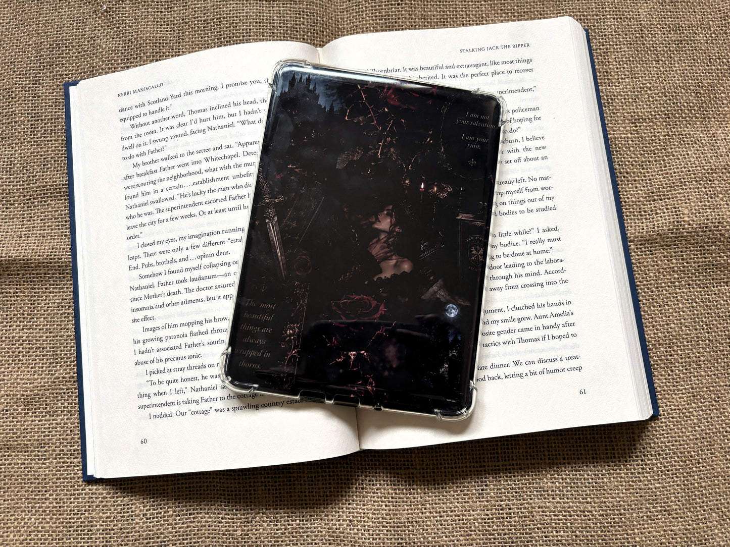 Dark Romance Kindle Insert Set – Gothic Romantasy Design