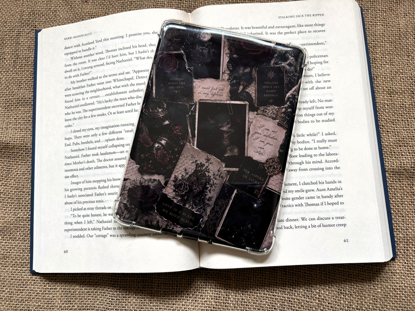 Dark Romance Kindle Insert Set – Gothic Romantasy Design