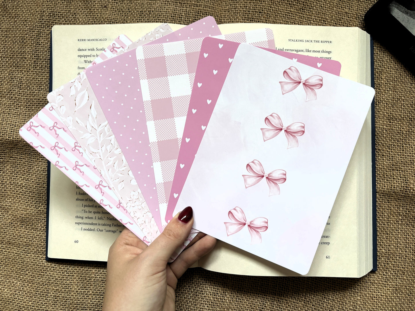 Coquette Kindle Insert Set – Soft Girl Aesthetic Design