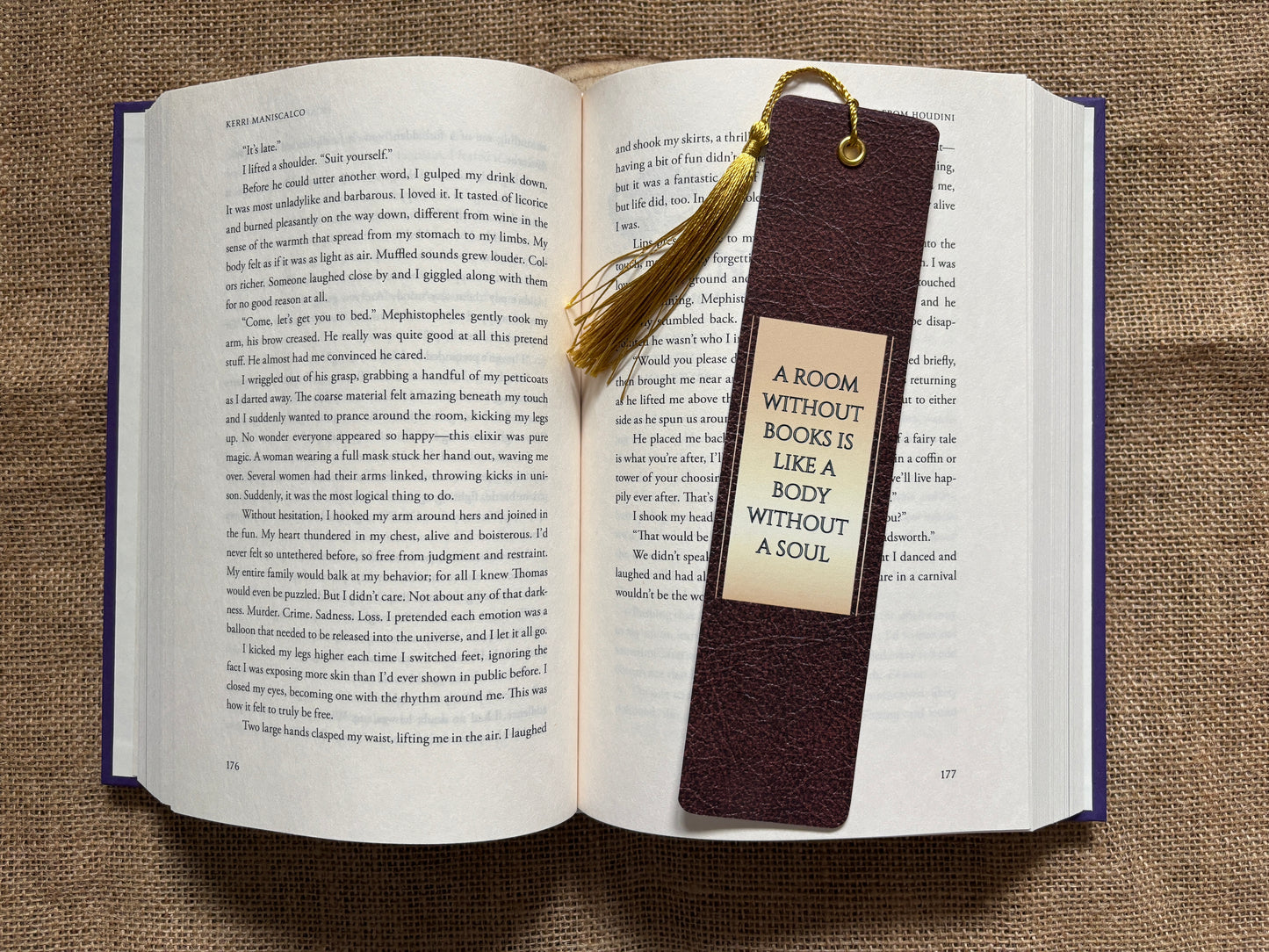 Dark Academia Library Bookmark Set