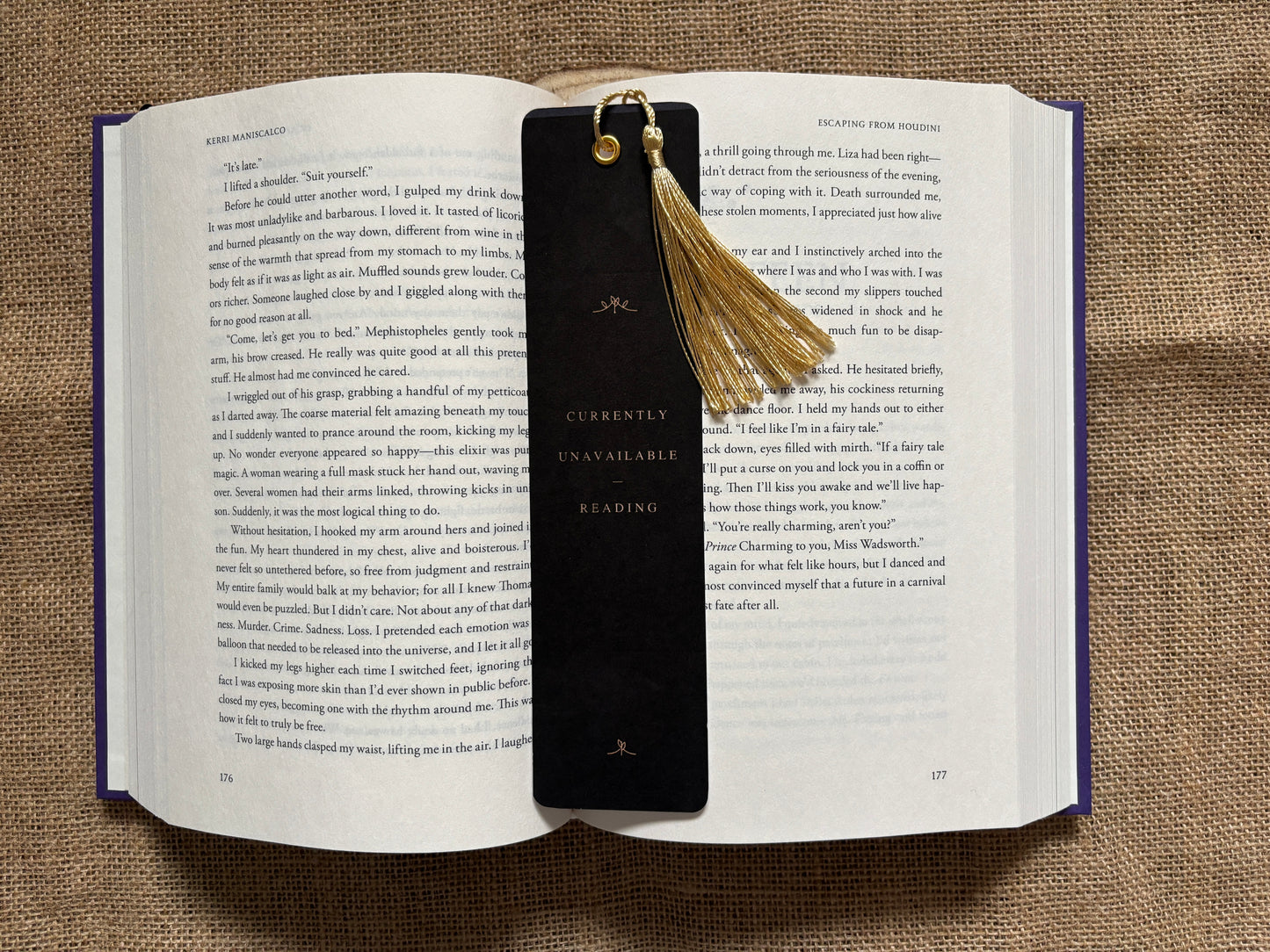 Dark Academia Library Bookmark Set