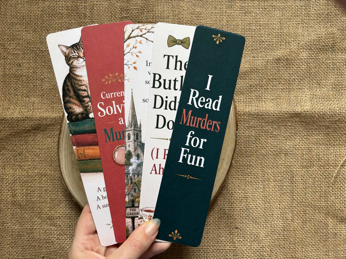 Cosy Mystery Bookmark Set