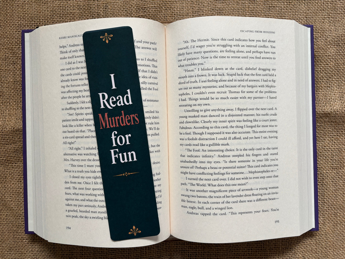 Cosy Mystery Bookmark Set