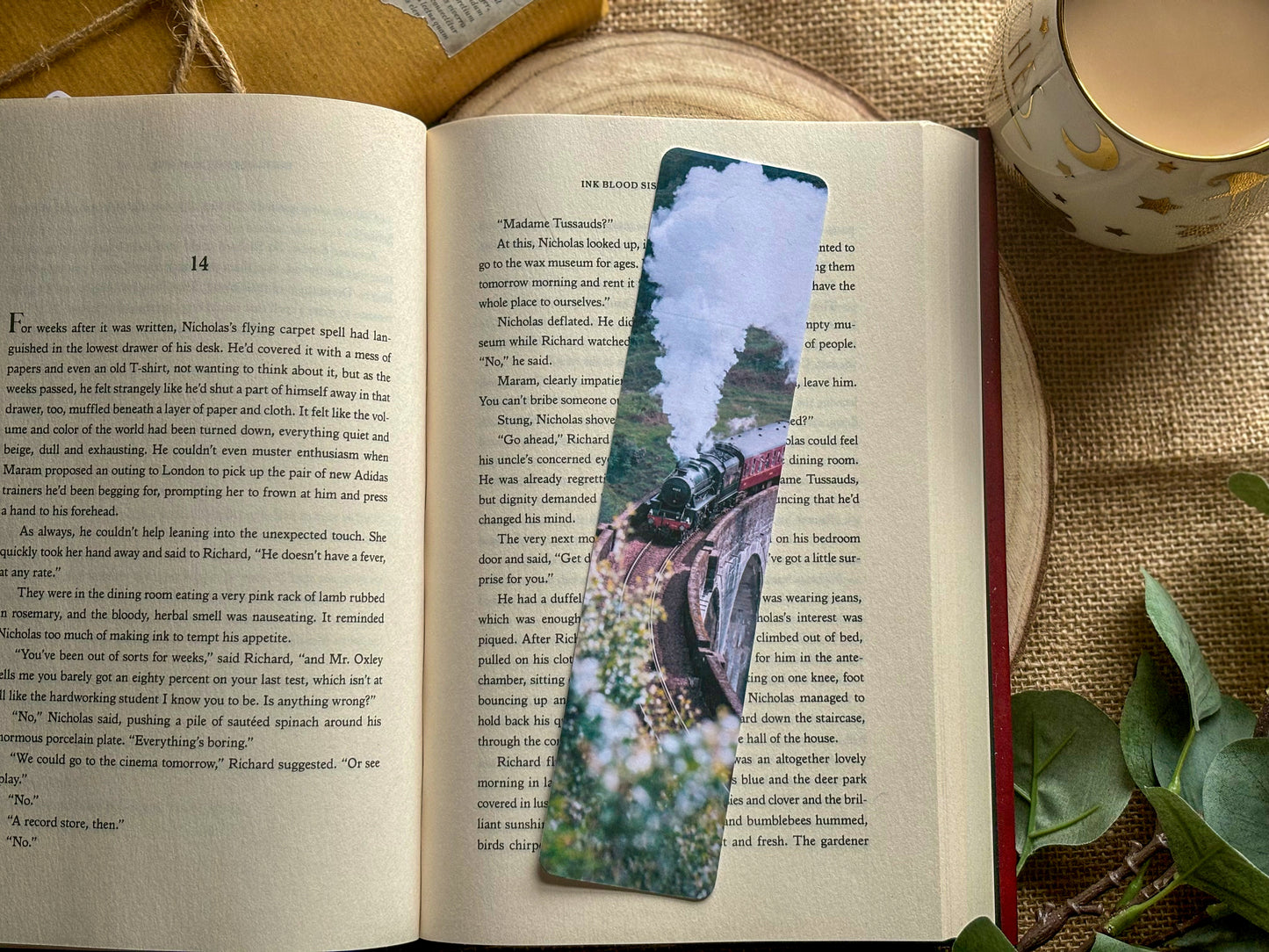 Magical Steam Train Bookmark