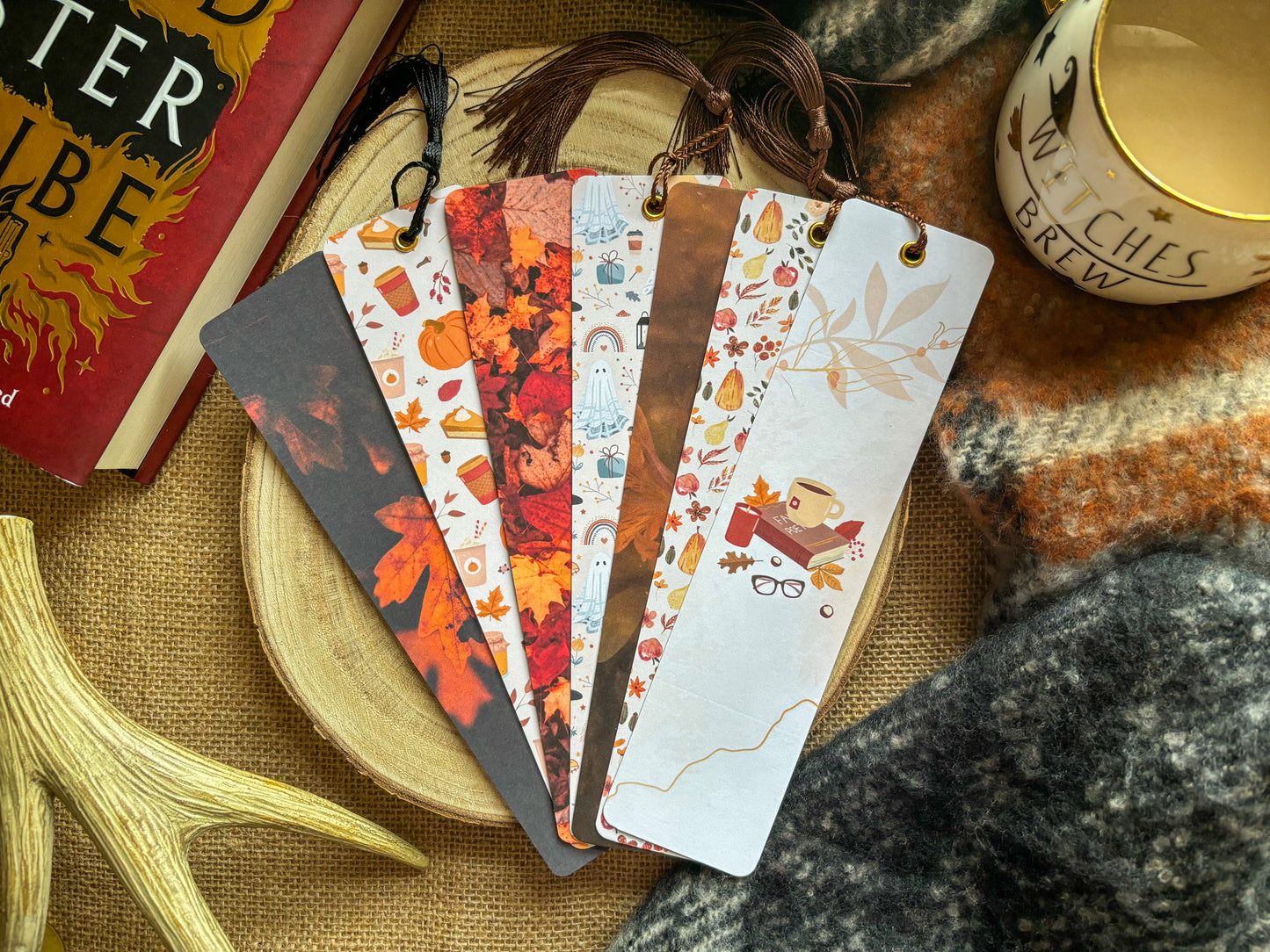 Autumn Inspired Bookmark Collection