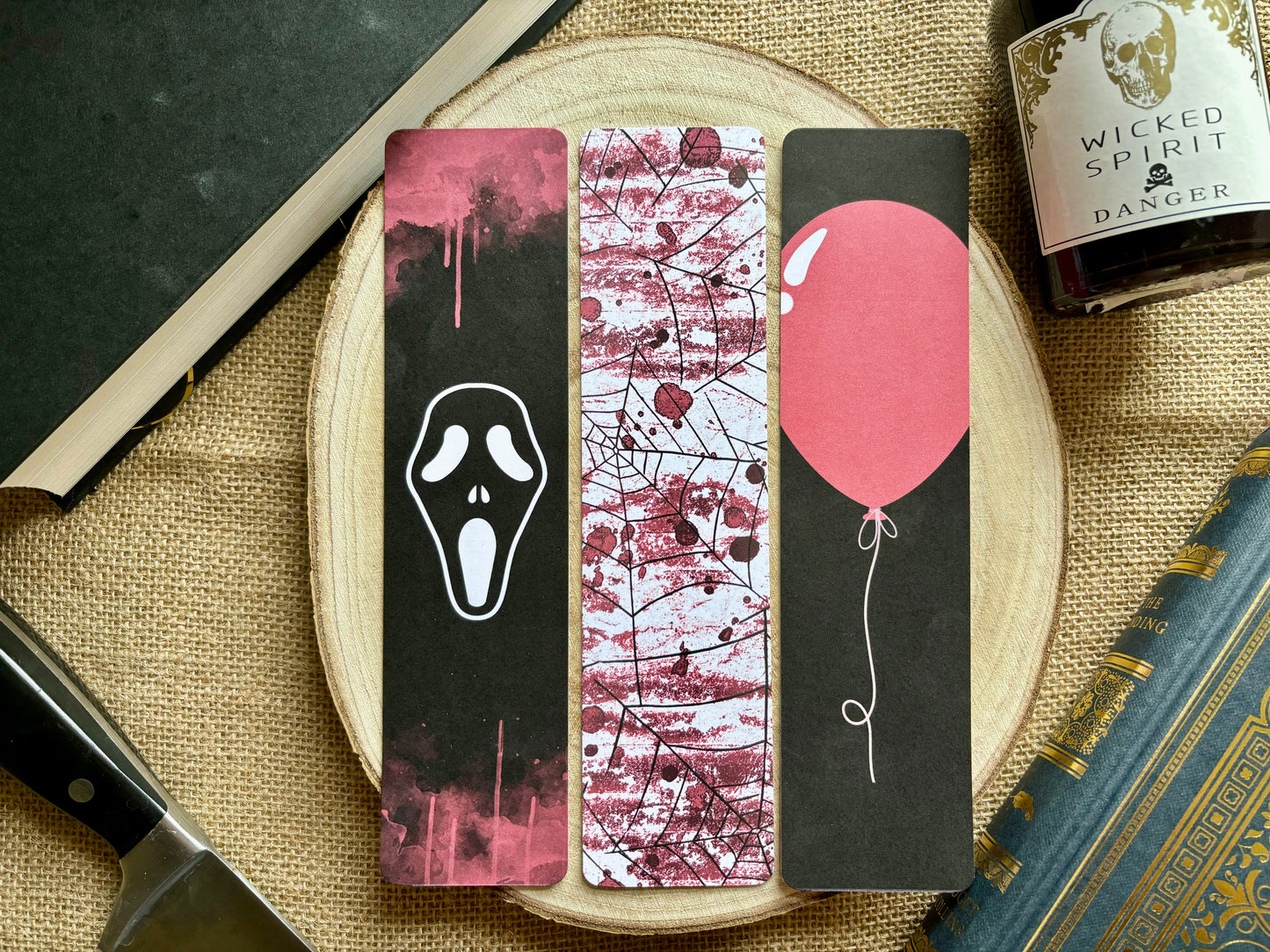 Horror Themed Bookmark Collection