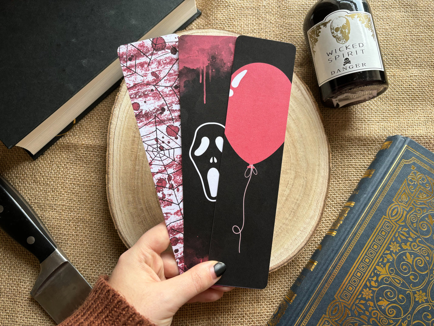 Horror Themed Bookmark Collection