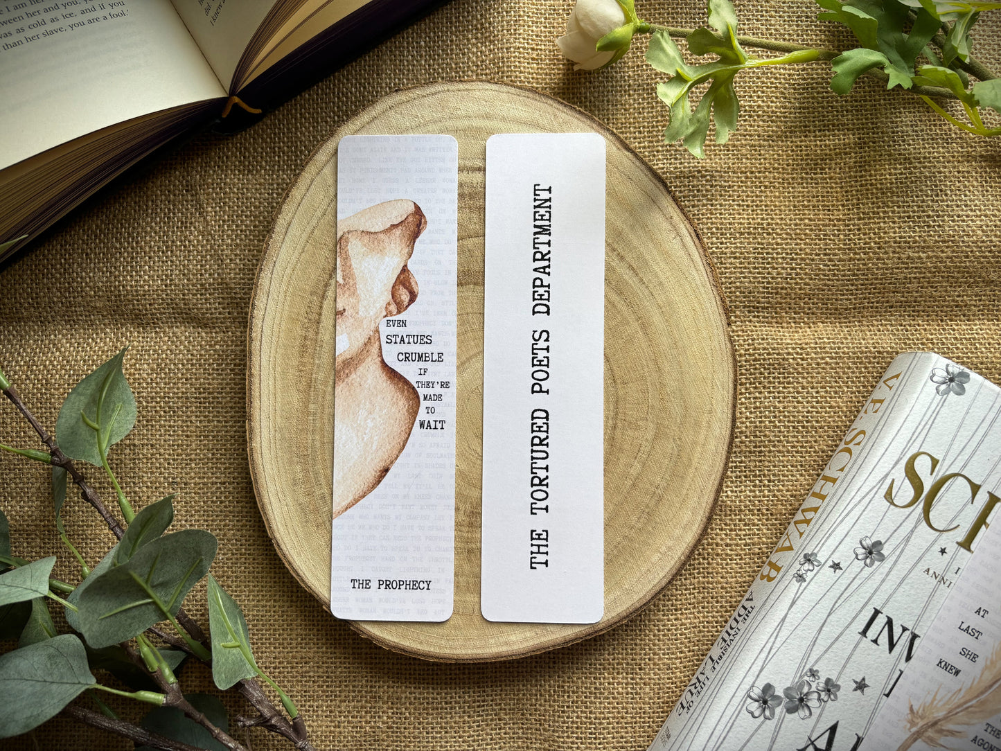 The Tortured Poets Department Inspired Bookmark Set