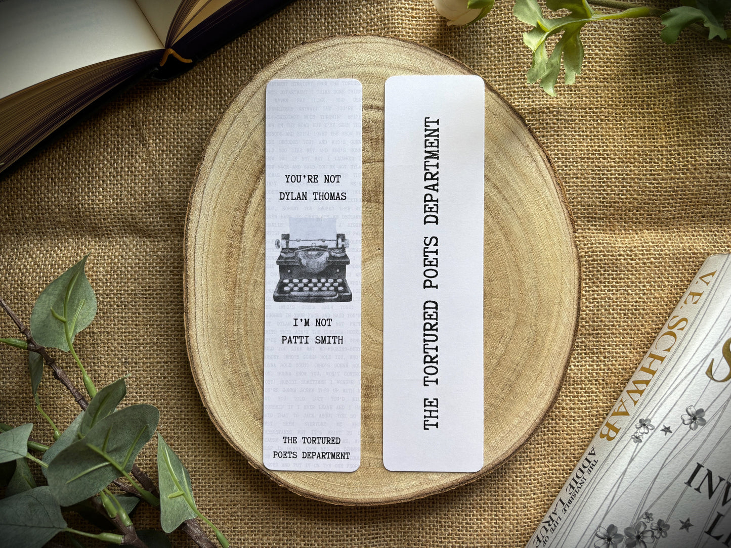 The Tortured Poets Department Inspired Bookmark Set