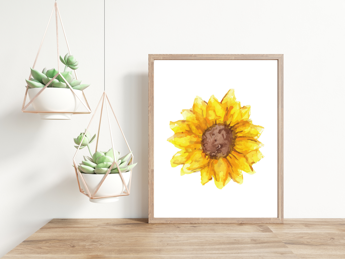 No. 7 Summer Flowers Minimalist Print