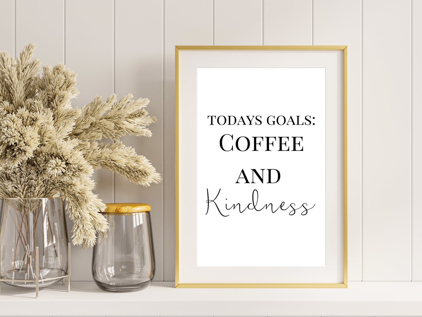 Coffee and Kindness Print