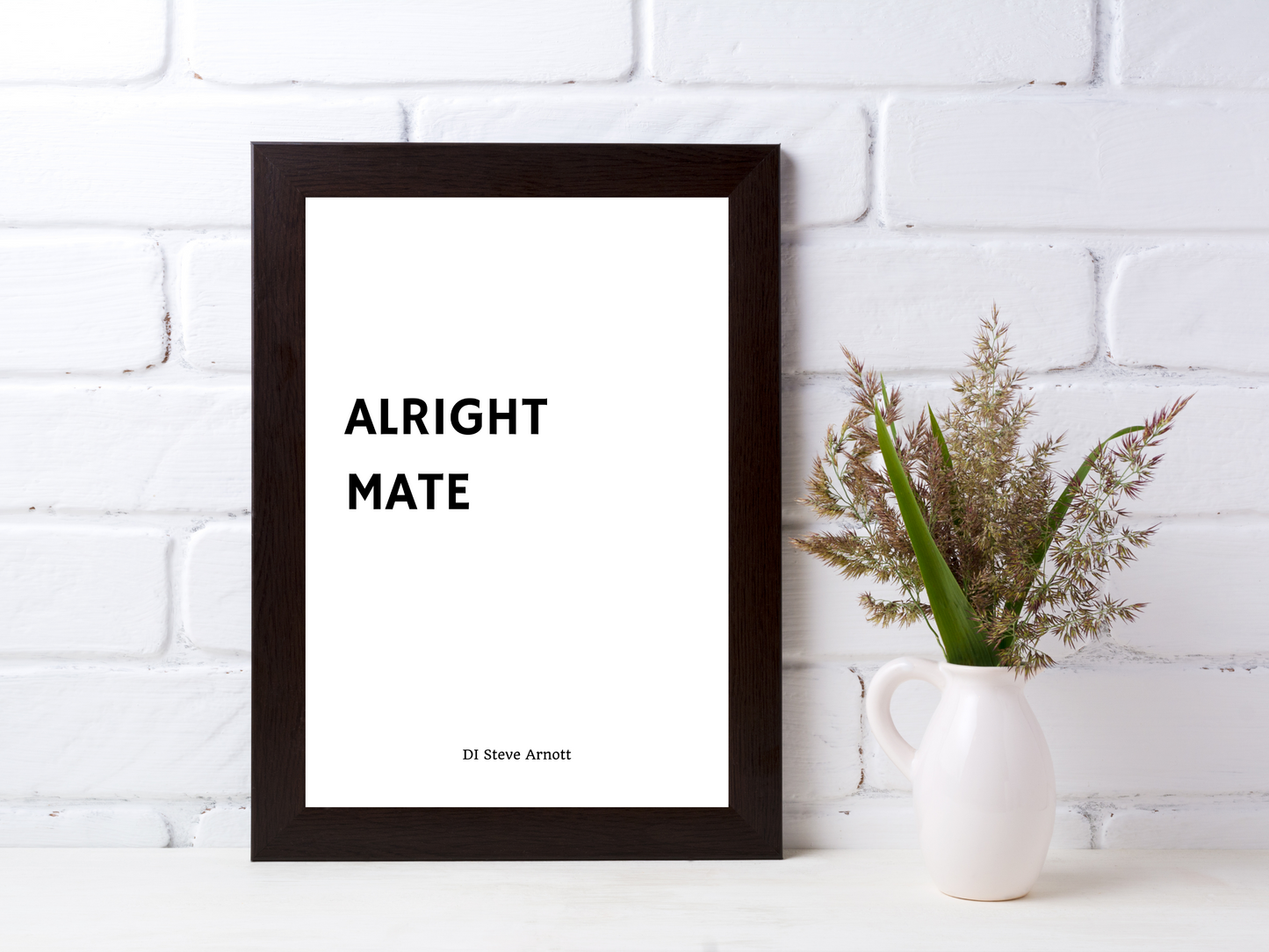 Line of Duty Inspired Minimalist Quote Print