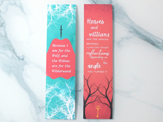 For the Wolf Inspired Bookmark Collection