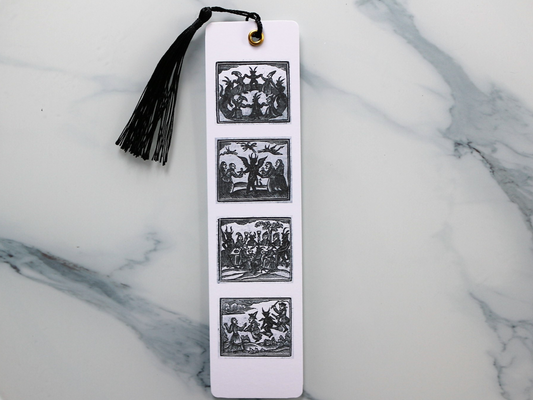 Witchcraft Woodcut Inspired Bookmark