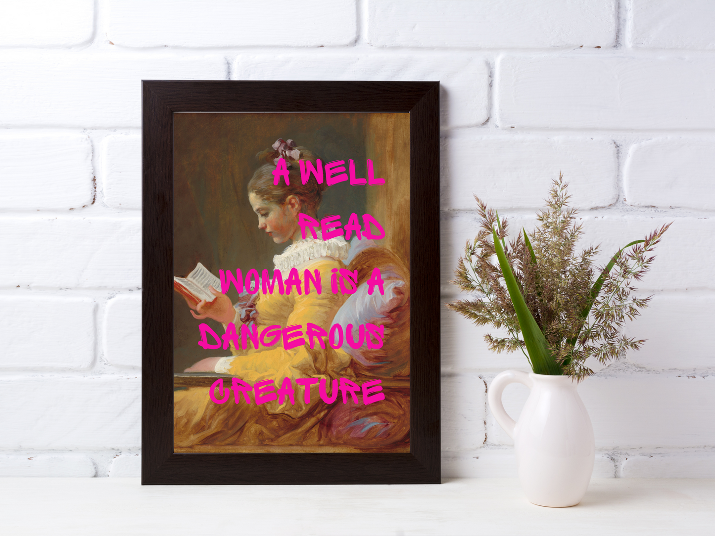 A Well Read Woman Poster