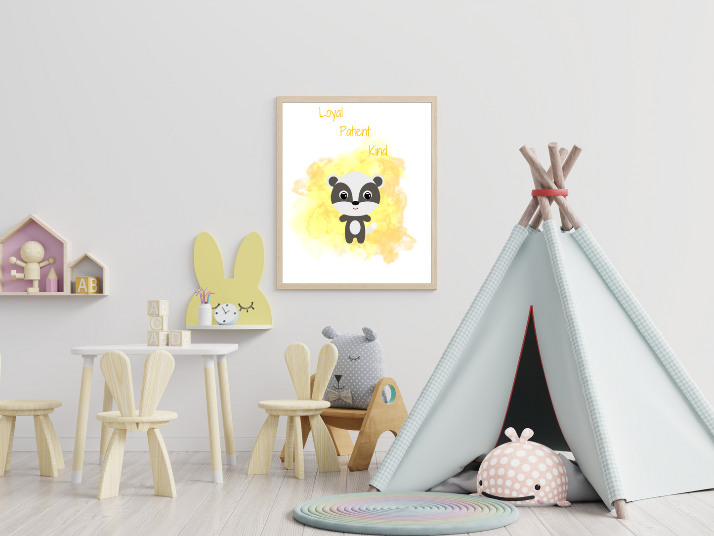 Witches and Wizard House Pride Nursery Prints