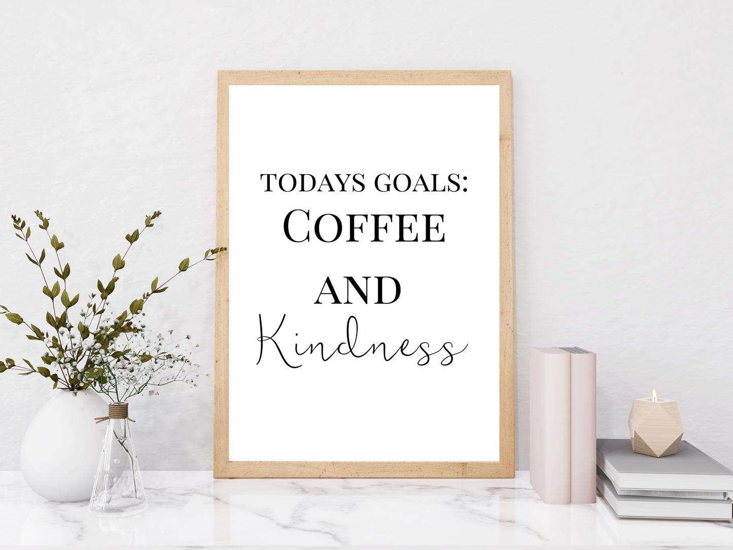 Coffee and Kindness Print