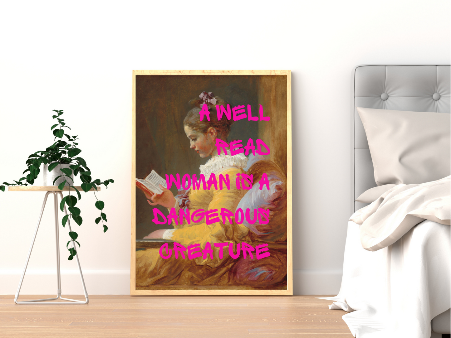 A Well Read Woman Poster