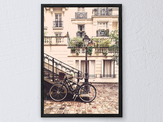 Montmartre Paris Bicycle Print