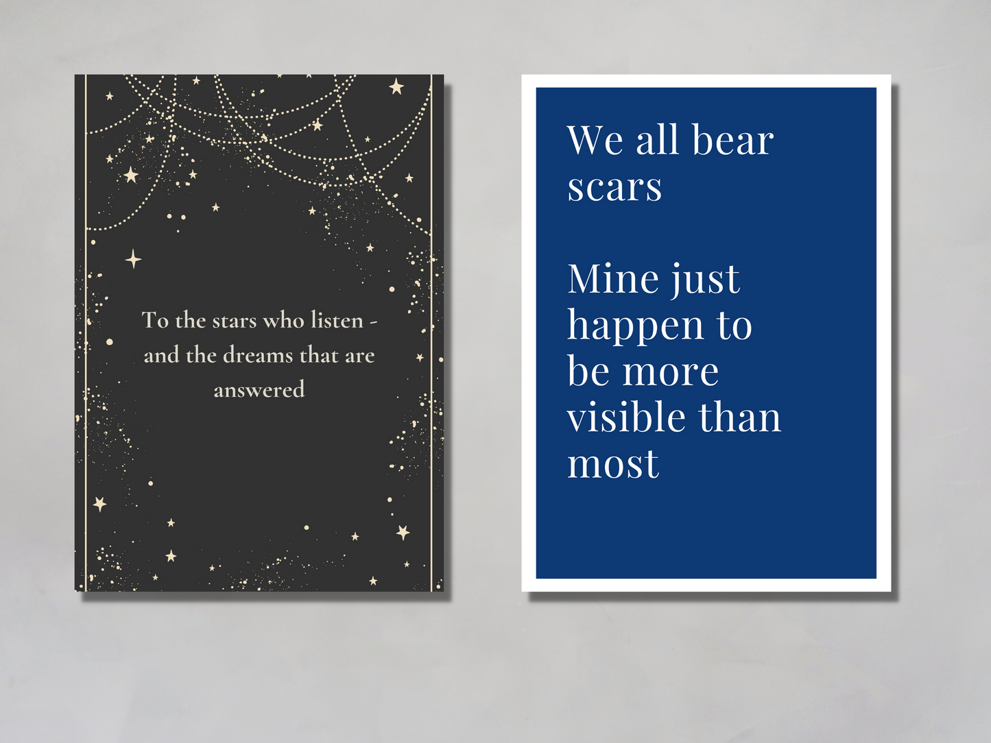 Sarah J Maas Quote Postcard Set