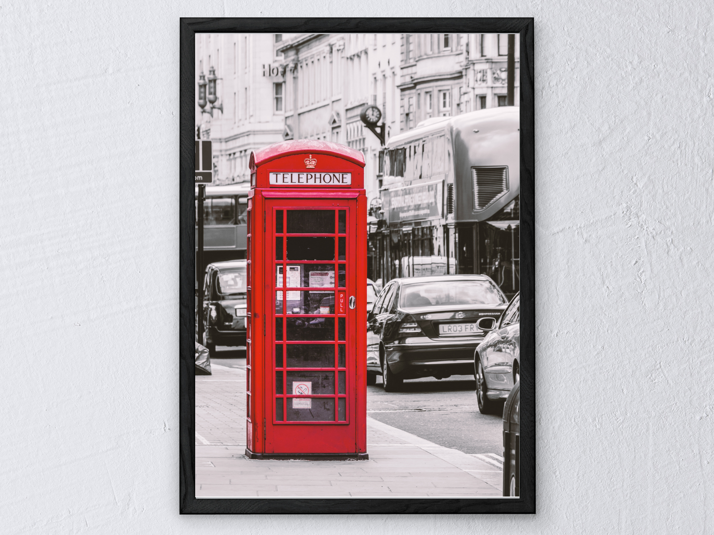 Red London Post Box Print