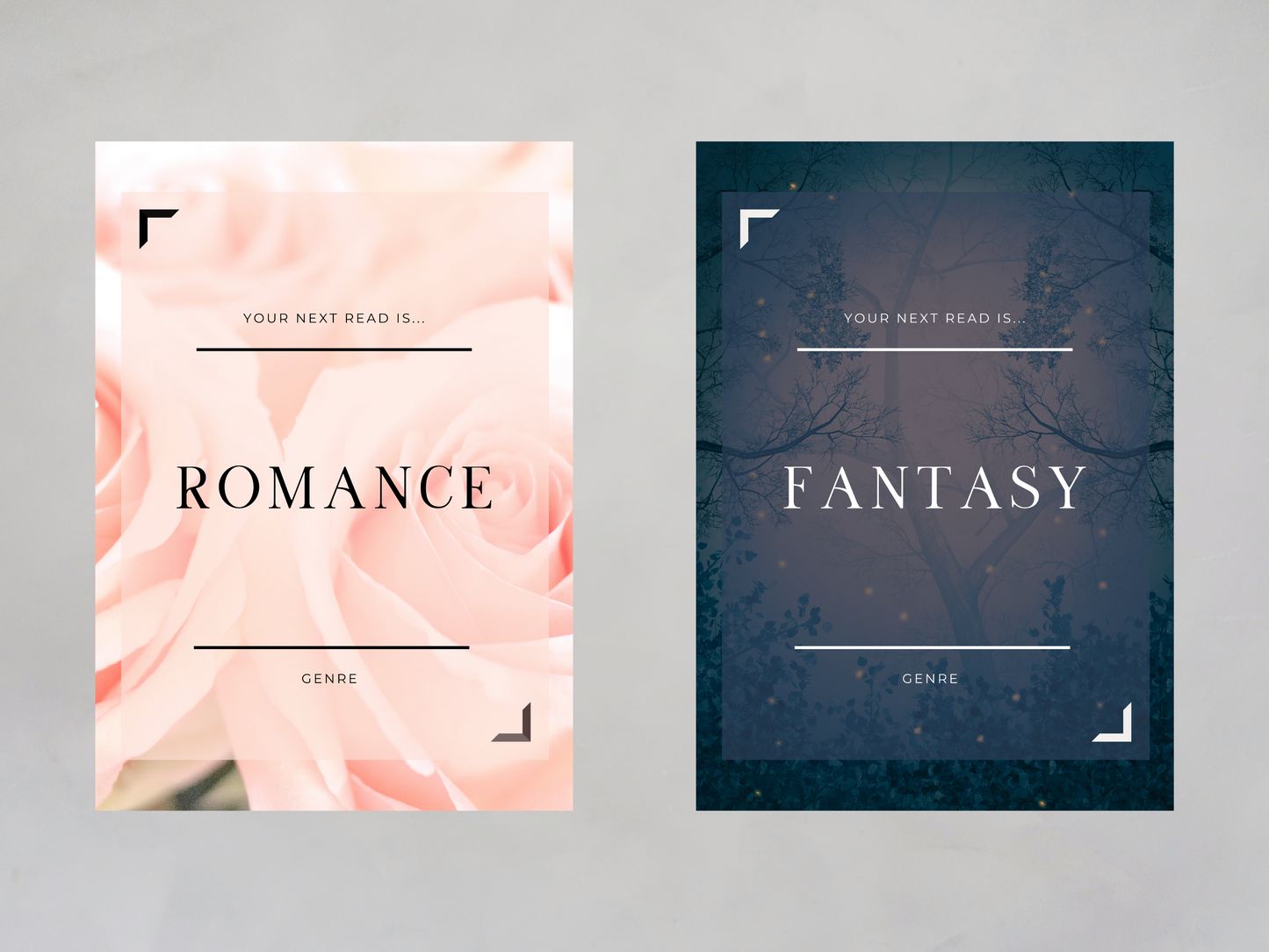 Choose Your Next Book - Genre Postcard Set of 14