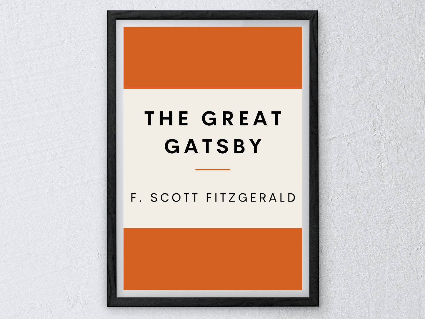 The Great Gatsby Retro Inspired Literary Print