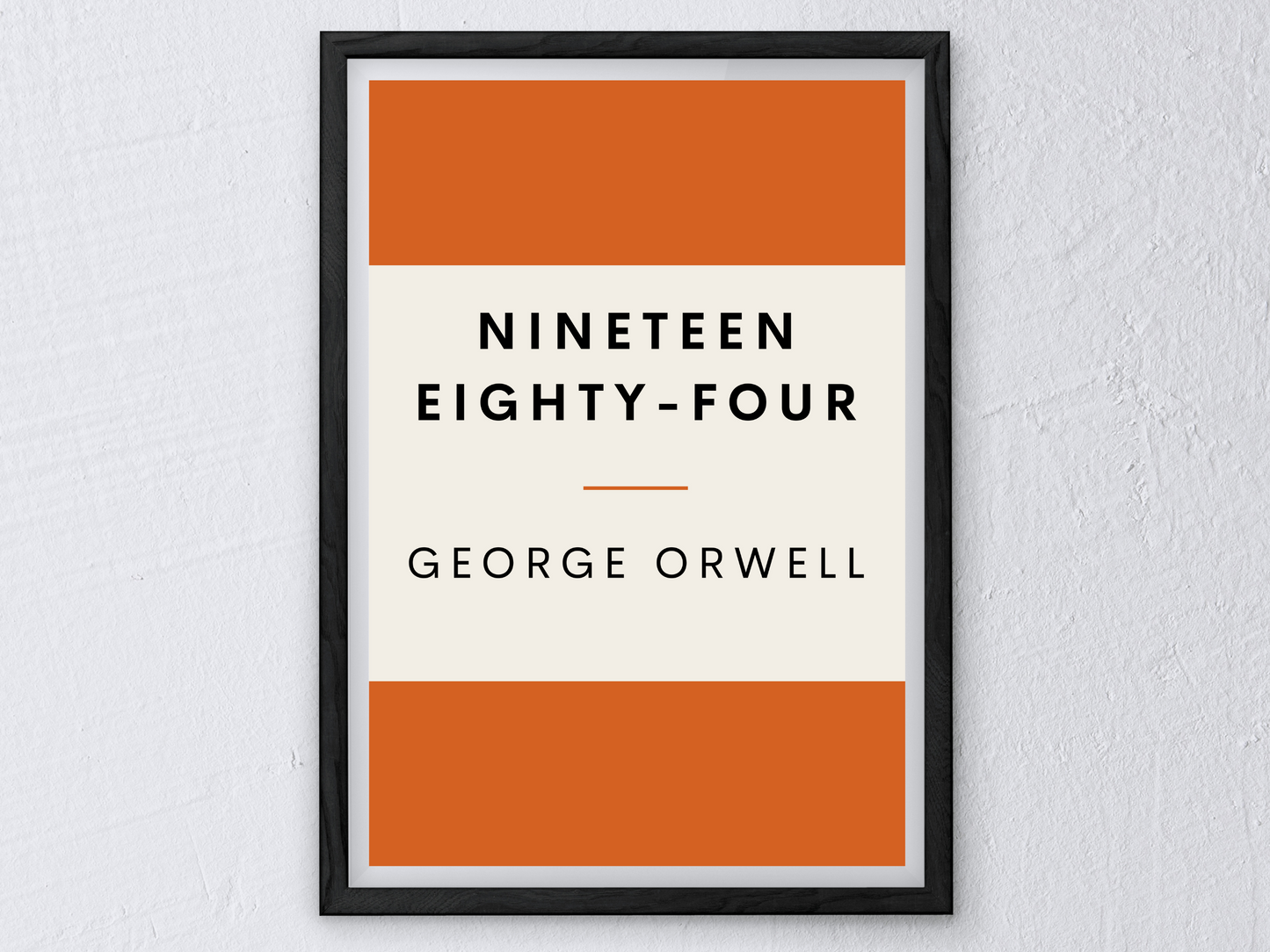 Nineteen Eighty Four Retro Inspired Literary Print